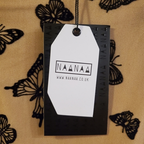 NAA NAA | Body-Con Mini Skirt in Stone sz 4 - Picture 6 of 14